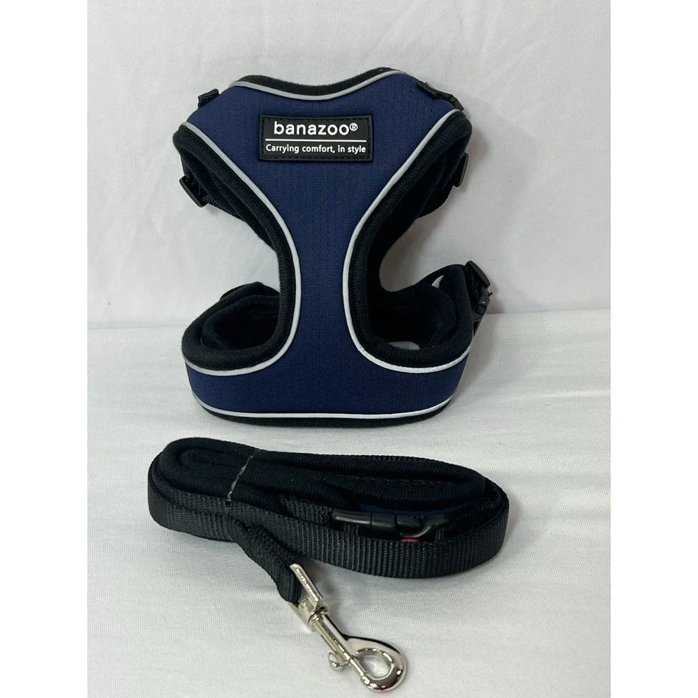 Pet‎ XS Cat Harness Collar Soft Chest Strap Blue